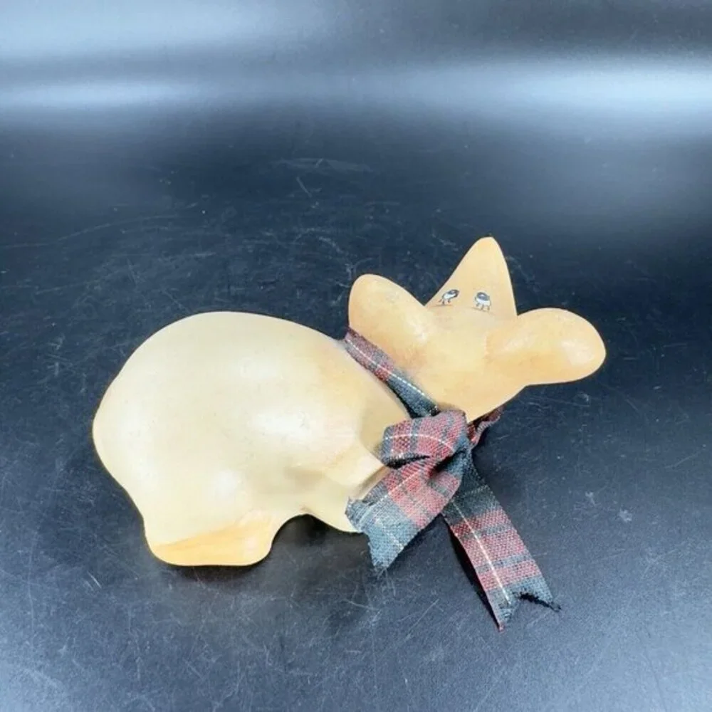VINTAGE Kunstgewerbe Schett Ceramic Mouse Figurine Whimsical Sticker Elisabeth L